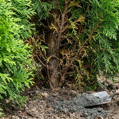 Tuje i iglaki – obalamy mit o kwaśnej glebie z zastosowaniem mączki mineralnej